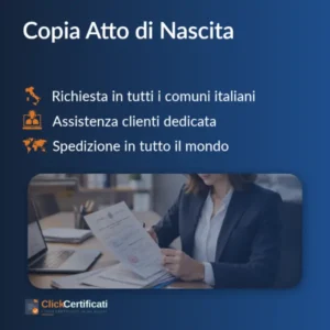 copia atto di nascita