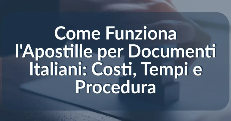 apostille documenti di nascita